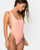 Immagine di Goddess Swimsuit in Textured Peach