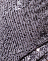 Drappo di paillettes argento