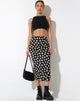 immagine di Harriet Midi Skirt in Grunge Daisy Nero