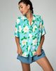 Immagine di Camicia hawaiana in rosa bianca
