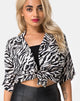 Immagine di Camicia hawaiana anni '90 Zebra