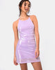 Immagine di Hedi Dress in Mini Sequin Matte Lilac