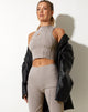 immagine di Helvy Crop Top in lycra latte d'avena