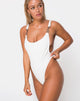 Immagine di Hooked Costume da bagno in bianco