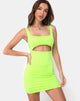 Immagine del vestito Hulana in verde fluo