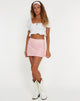 immagine di Ima Mini Skirt in Gingham Pink