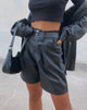 Immagine di Dab Short in PU nero opaco