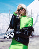 Immagine di Anegan Abito Bodycon in Nylon Verde Motel
