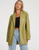 IMMAGINE del blazer Saken in PU Leaf Green