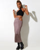 immagine di Gardy Midi Skirt in acciaio satinato