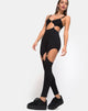 Immagine di Jaca Cutout Unitard in nero