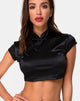 Immagine di Jakina Top in Spandex Nero