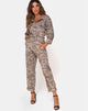 Immagine di Jampa Jumpsuit in Zips Zebra Taupe