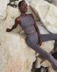 Immagine di Barika Top in Mini Check Chocolate