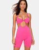 Immagine di Jaso Unitard in rosa anni '80