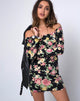 Immagine di Jazier Off The Shoulder Dress in Vintage Bloom
