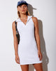 Immagine di Jeeta Mini Dress in Rib White