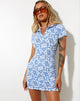 Immagine di Jeeves Mini Dress in Love Checker Blu