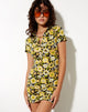 Immagine di Jeeves - Vestito con maglietta in stile retro floreale