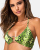 Immagine di Jeppa Bralette Top in Snake Lime