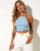 Immagine di Jica Crop Top in blu Nantucket