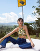 Immagine di Jica Crop Top in stile floreale retrò