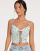 immagine di Kali Cami Top in Pretty Petal Green