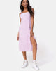 Immagine di Kaoya Midi Dress in Ditsy Rose Lilac