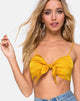 Immagine di Kasen Bralet in satin senape