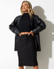 Immagine di Kasih Midi Skirt in Crinkle Black