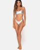 Immagine di Keila Bikini Bottom in Metallic Silver