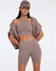 immagine di Kimaya Crop Top in Lycra Antler