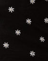 Nero Daisy Embro Bianco