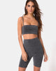 Immagine di Bike Short in Argento Glitterato