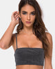 Immagine di Kozina Crop Top in argento glitterato