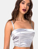 Immagine di Kynette Crop in satin ice silver