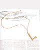 Immagine della collana in oro Lettera L