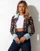 Immagine di Lamaya Cardi in Femme Floral Blu e Marrone