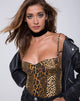 Immagine di Lanti Corpetto a righe animalier