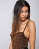 Immagine di Lanti Corpetto in Lurex Glitterato Bronzo