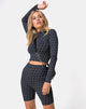 Immagine di Cycle Short in Diagonal Disco Silver