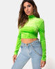 Immagine di Lara Crop top in Velvet Lime