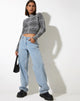 Immagine di Laria Top in Piazza Optic Monochrome Bianco e Nero