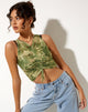 Immagine di Lasa Gilet Top in blurred Floral
