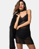 Immagine di Launa Mini Dress in Lacey Knit Nero