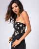 Immagine di Lax Bandeau Bodice in Grunge Daisy Floral