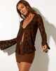 Immagine di Leon Cardi in marrone Flock Daisy