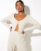 Immagine di Lesia Top in Rib Oatmeal