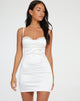 immagine di Lesty Mini Dress in bianco con pizzo bianco