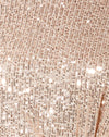 Drappo in paillettes oro chiaro